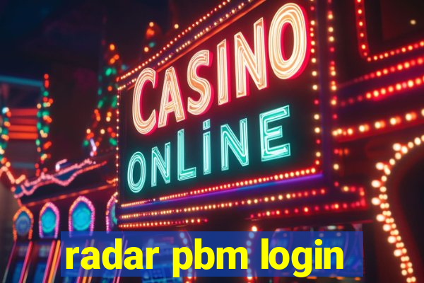 radar pbm login